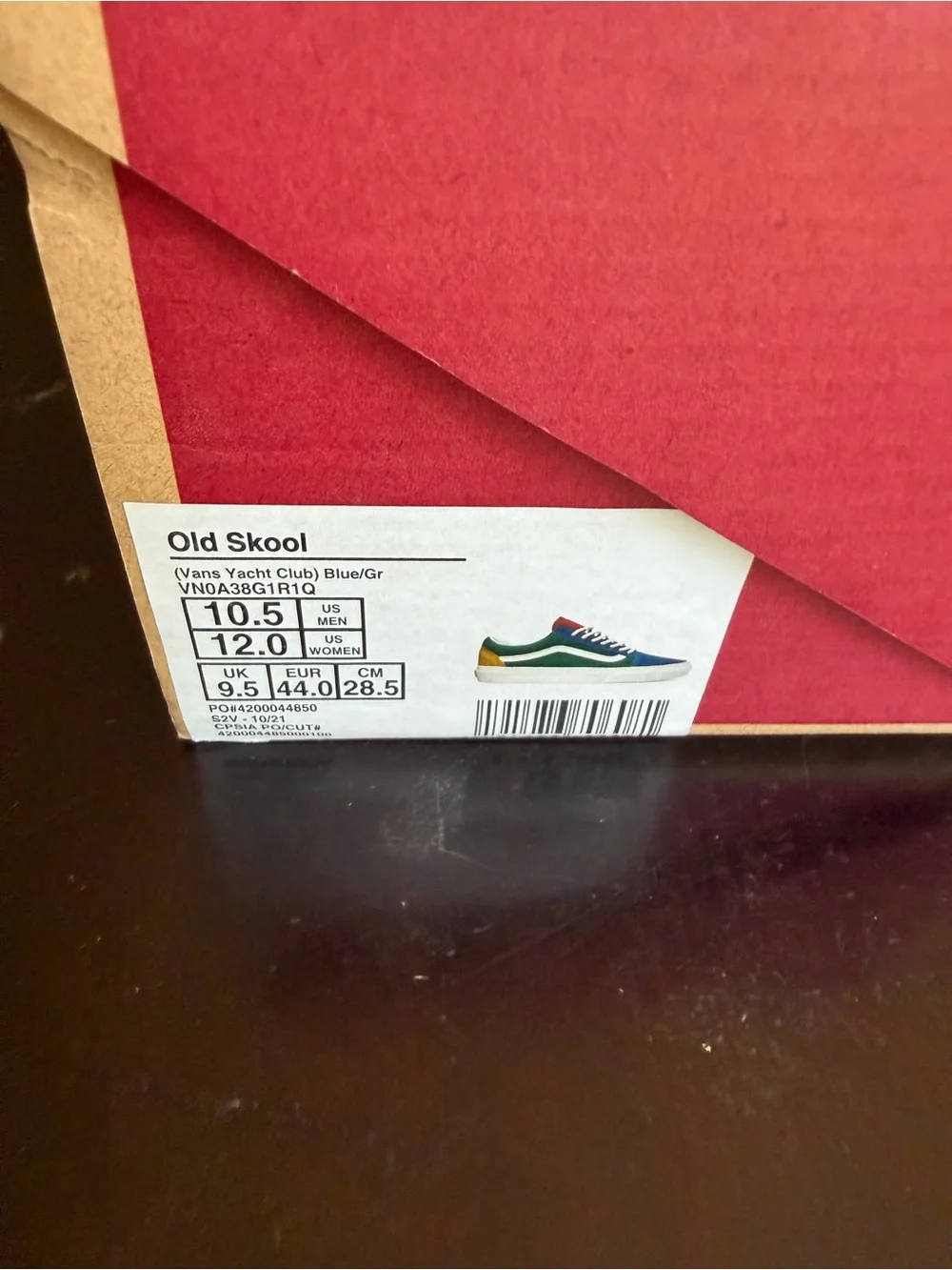Vans colorblock old